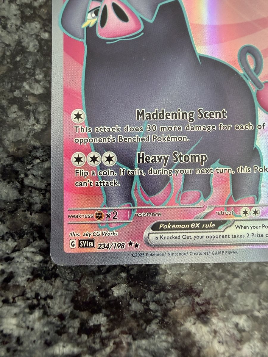 Pokémon Carte collezionabili: Pokémon Oinkologne ex 234/198 – Usato da Liestal venduto da arl_6tv7 1