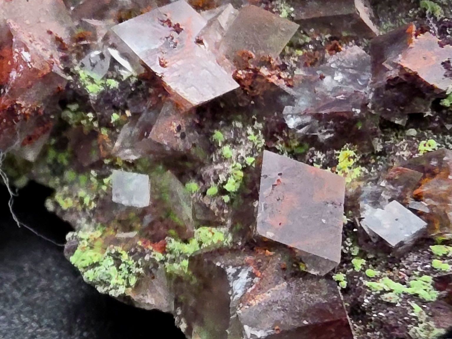 Mineralien & Heilsteine: Calcite and Duftite on Dolomite from Tsumeb, Namibia – Gebraucht aus Figino von panshop