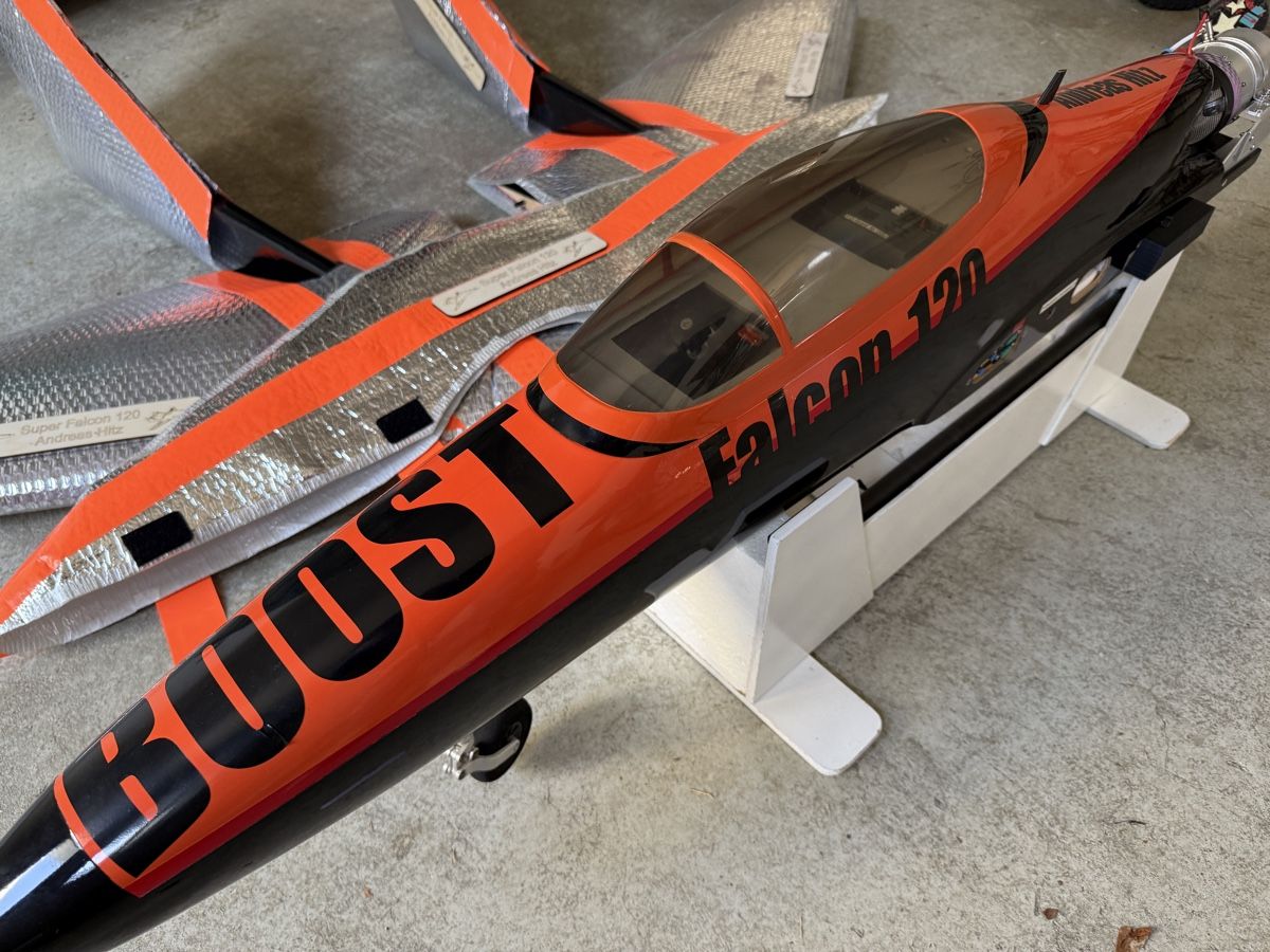 Modellismo RC: Super Falcon 120 mit Turbine – Usato da Untersiggenthal venduto da mash10 2