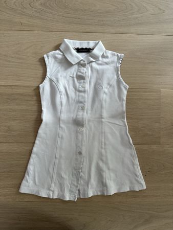 Jolie robe Burberry 4 ans 104cm blanche polo 