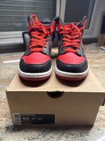 Nike Dunk High Rot Schwarz - Grösse 43 - Top Zustand! (59)