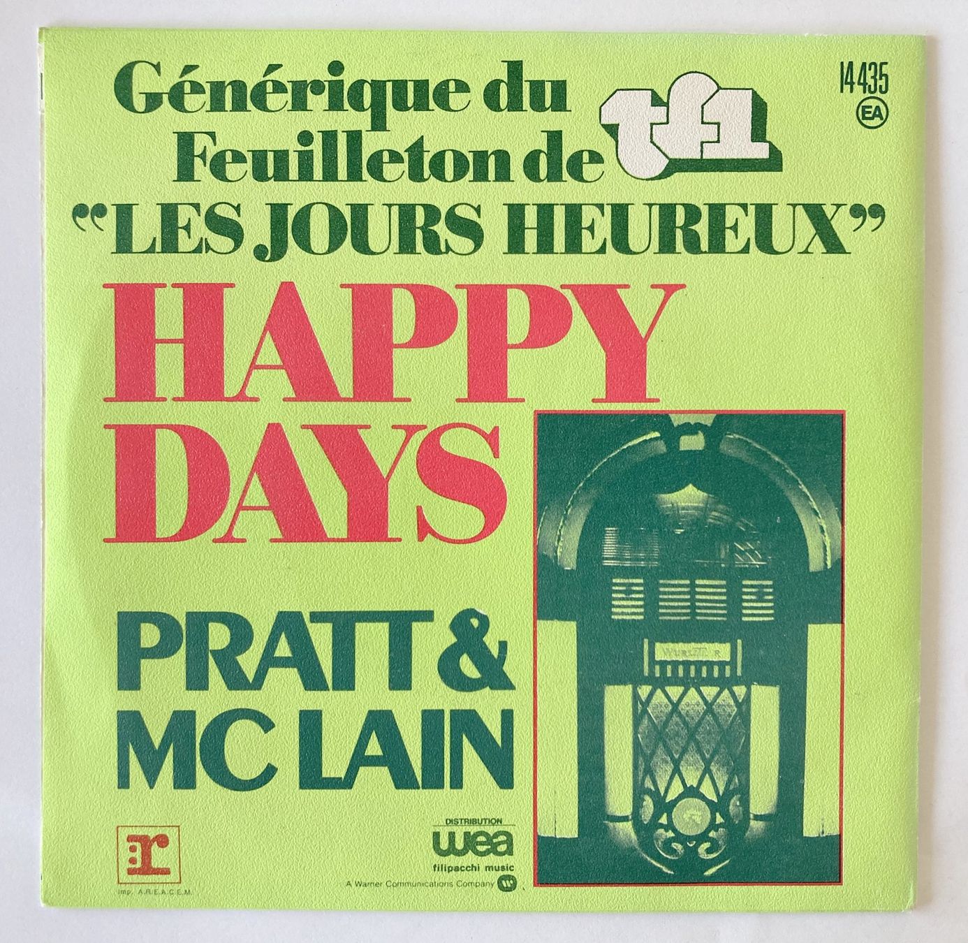 Dischi in vinile: LES JOURS HEUREUX - HAPPY DAYS – Usato da Bottens venduto da hotter-than-hell 1