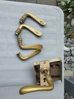 Messing Türklinken, Antik Beschläge, Vintage Türgriffe