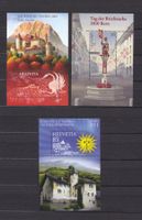 2009-2011  Tag der Briefmarke 3 Stück ** postfrische  Blöcke