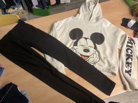 H&M Mickey Mouse Hoodie & Leggins Gr.164
