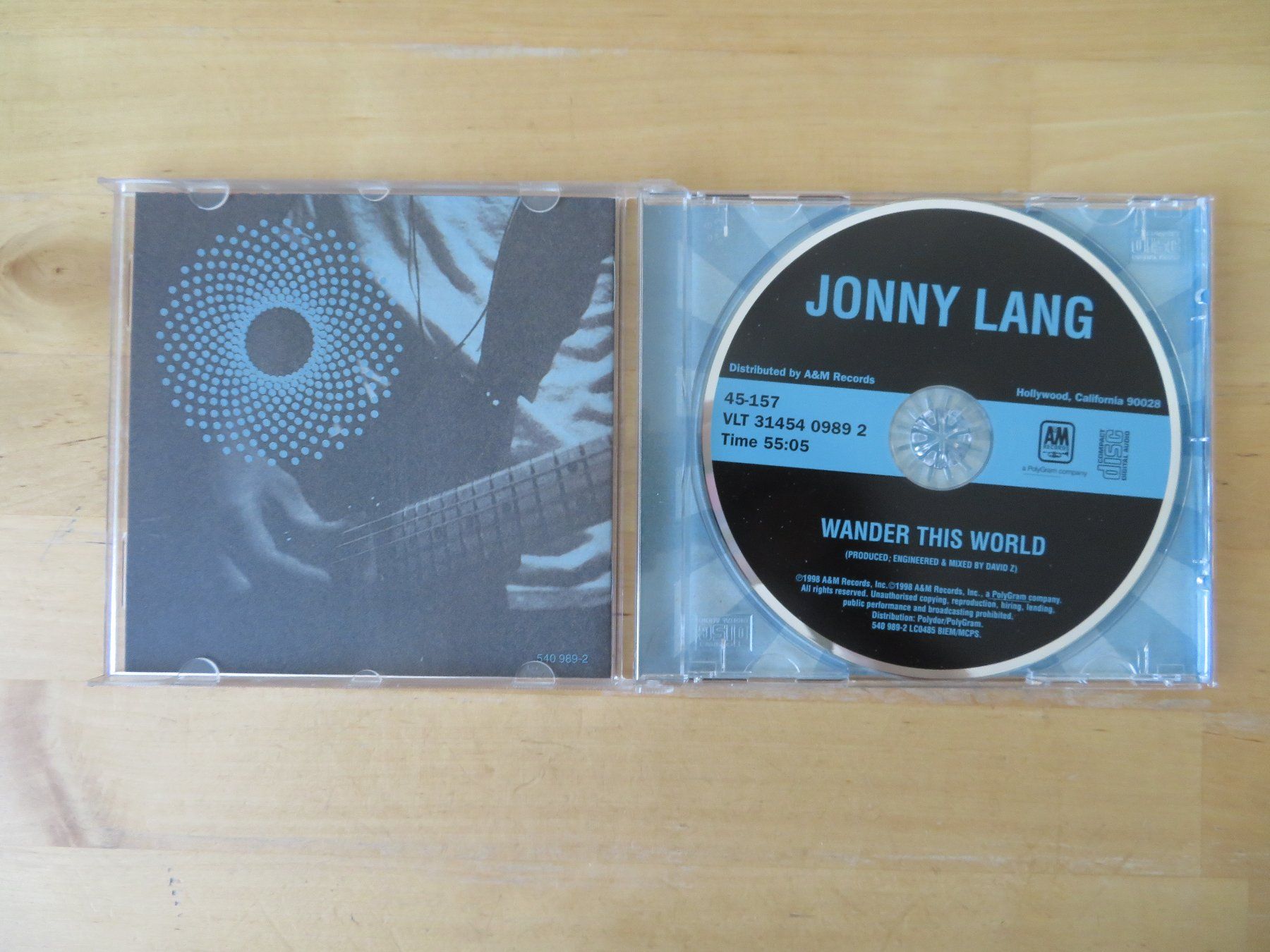 CDs: JONNY LANG "Wander this world" – Gebraucht aus zürich von Goldimmund 1