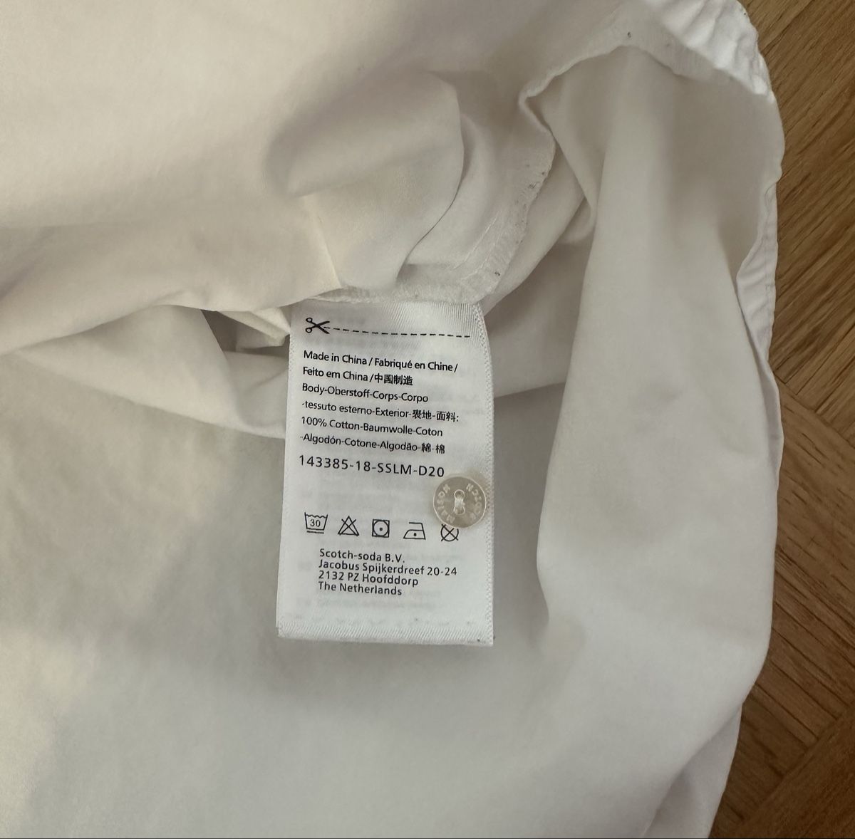 Maison Scotch Camicette: Weisse Bluse Maison Scotch & Soda Gr. M Baumwolle – Usato da Zürich venduto da alex124 3