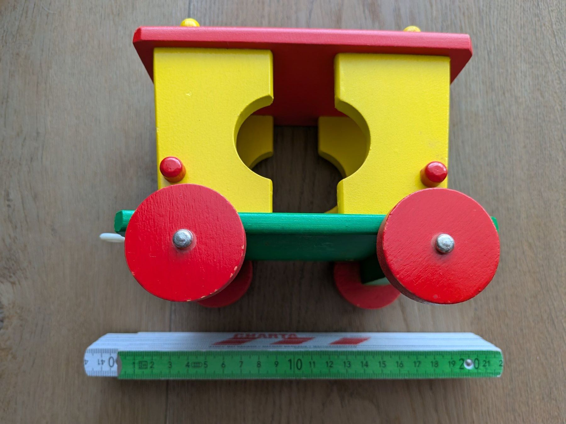 Giocattoli: 4-teilige Holzeisenbahn ca. 80cm – Usato da Port venduto da gecotom 5