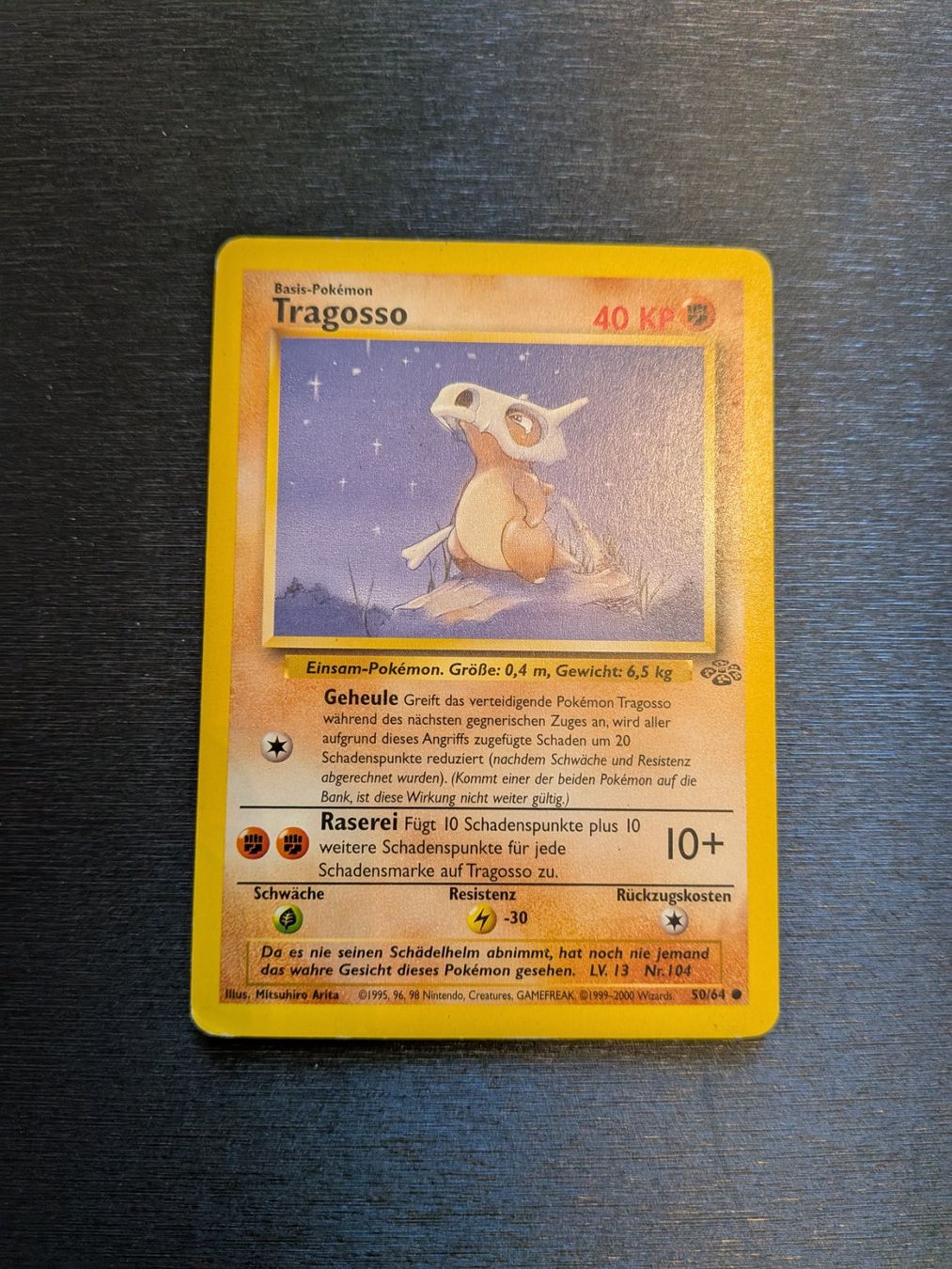 Pokémon Carte collezionabili: Jungle Cubone / Tragosso 50/64 DE Ab 1 – Usato da Paradiso venduto da Pkmn10