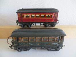 Märklin Spur 0: Set mit 2 Schlaf-/Speisewagen, WS, ohne OVP