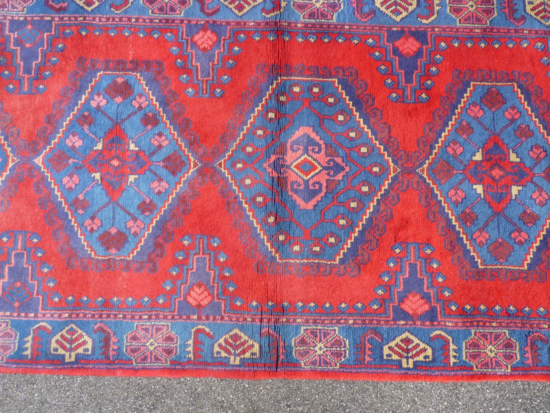 Tappeti: Wunderschöner Orientteppich, Handarbeit, Rot/Blau, 106x295cm – Usato da Küsnacht ZH venduto da zoliboli01 3