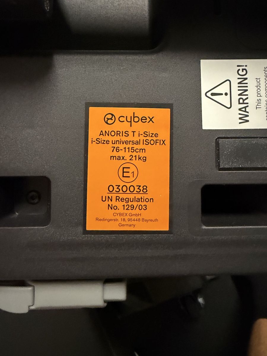 Cybex Seggiolini per auto: Kindersitz Cybex Anoris T i-size – Usato da Birmenstorf AG venduto da PatrickM85 5