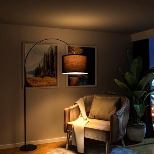Lampes: Schwarzer Lampenschirm Bogenlampe Stehlampe LED E27 – Neuf avec emballage d'origine à Hundwil par tec_mm27 6