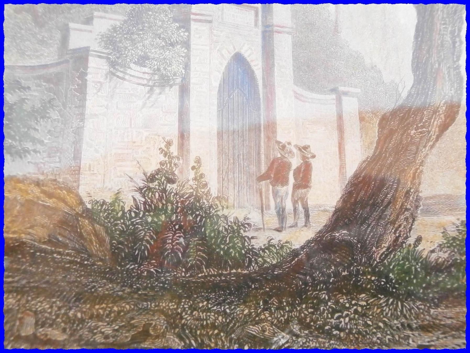 Cornici: Edler BILDERRAHMEN mit altem Stich: "DAS GRAB WASHINGTONS" – Usato da Worblaufen venduto da Re_mo81 4