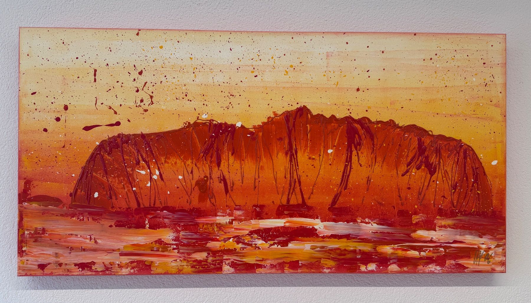 Foto & Immagini: Acrylbild auf Leinwand Uluru – Usato da Seengen venduto da Bouquet5