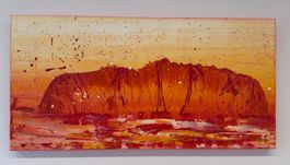 Acrylbild auf Leinwand Uluru