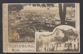 Rosenburg  Rüti  ZH   :   alte Ansichtskarte von 1920