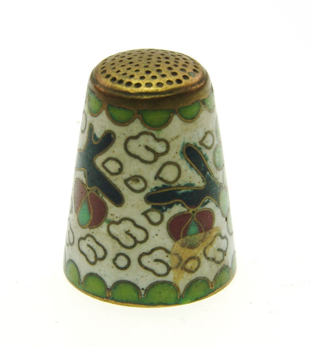 Ditali: Fingerhut mit Blumenmotiv (3) – Usato da Langenthal venduto da Sherkaan 3