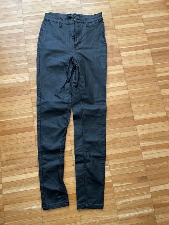 Hose schwarz Lederoptik - Gr. EUR 38