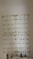 Raster Bild-Wandhalterung goldfarben 7x5 Rasten neu