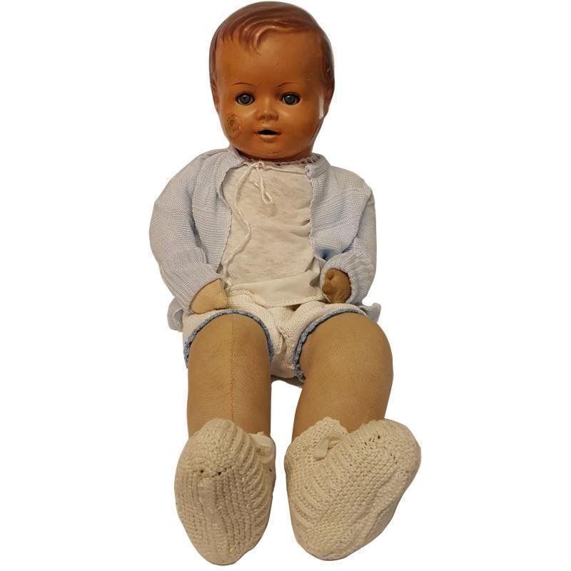 Bambole: Puppe Junge Antik um 1900 – Usato da Kaltbrunn venduto da Lexus3