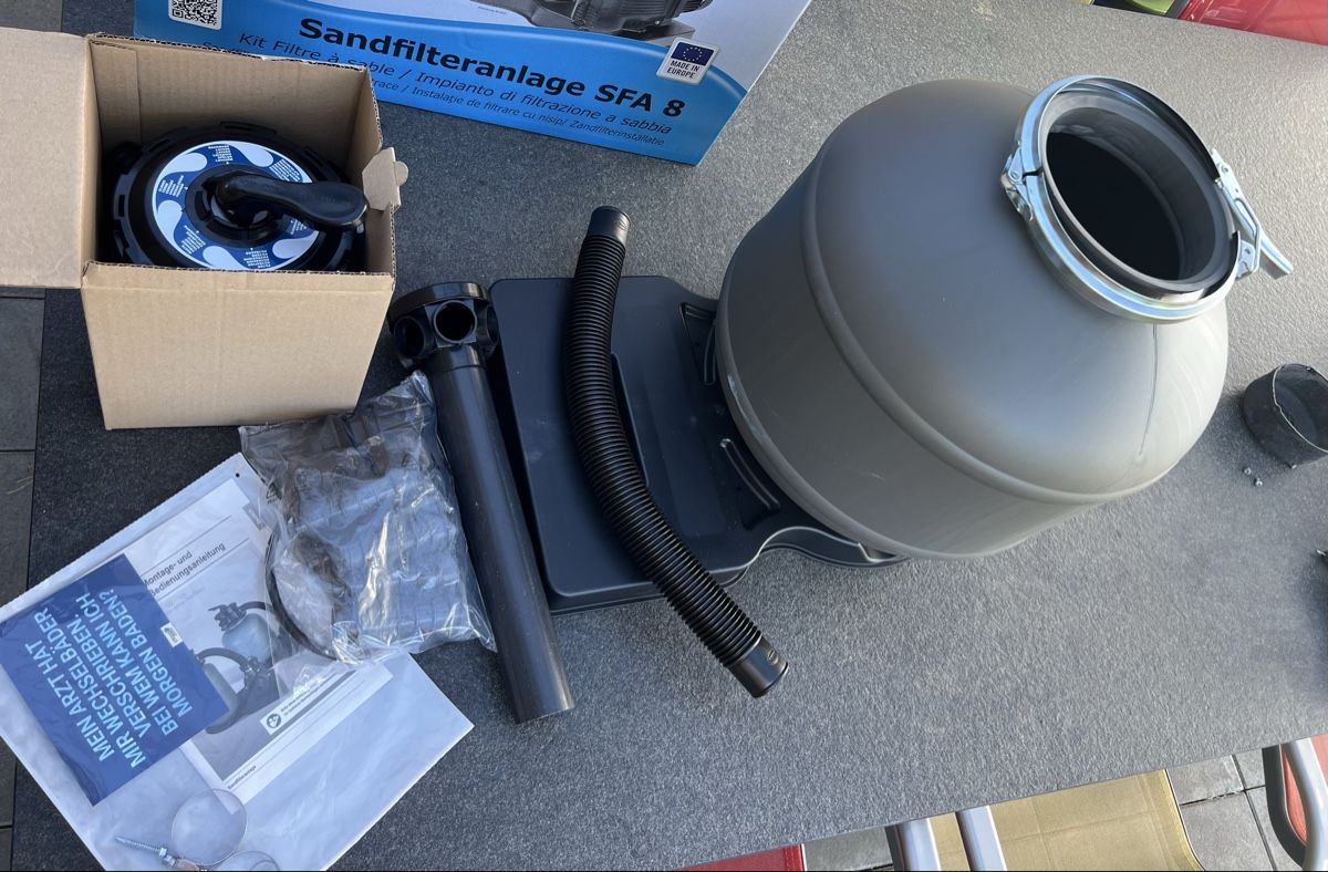 Accessoires de piscine: Sandfilteranlage SFA 8 neu – Neuf (Voir description) à Biel/Bienne par HB13 2