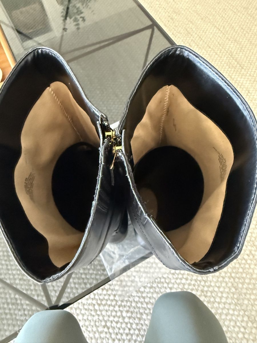 Ralph Lauren Scarpe da donna: Ralph Lauren Black Leather Boots size 39.5-40 – Usato da Kilchberg venduto da anloufra 6