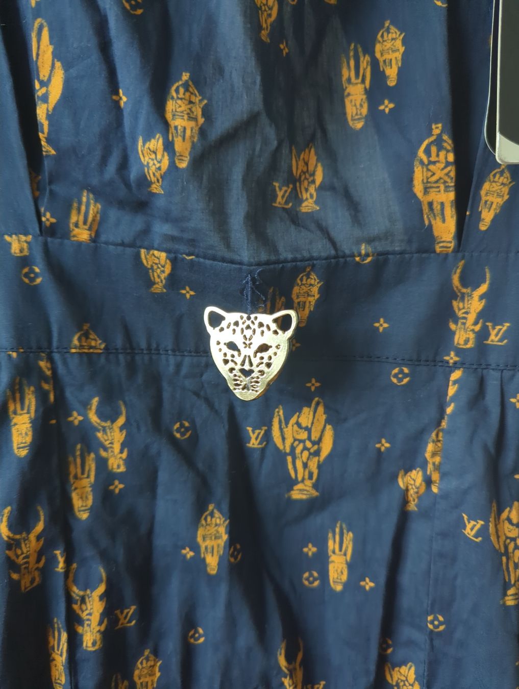 Vestiti: Sommerkleid, Grösse S, Blau/Gold – Nuovo (secondo la descrizione) da Buchs Sg venduto da chr_mrj9 1