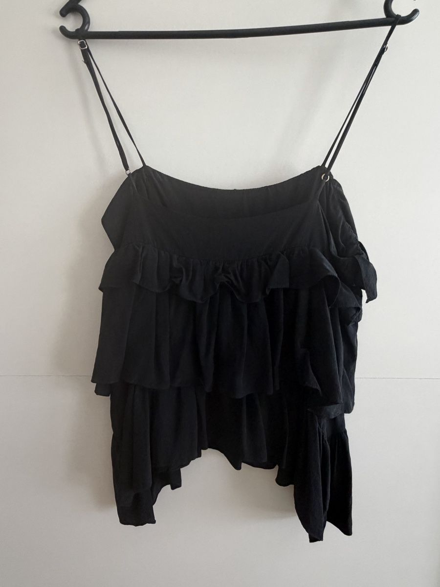 Sandro Tops: Sandro Seiden Top schwarz – Gebraucht aus Luzern von Chiara.9 1
