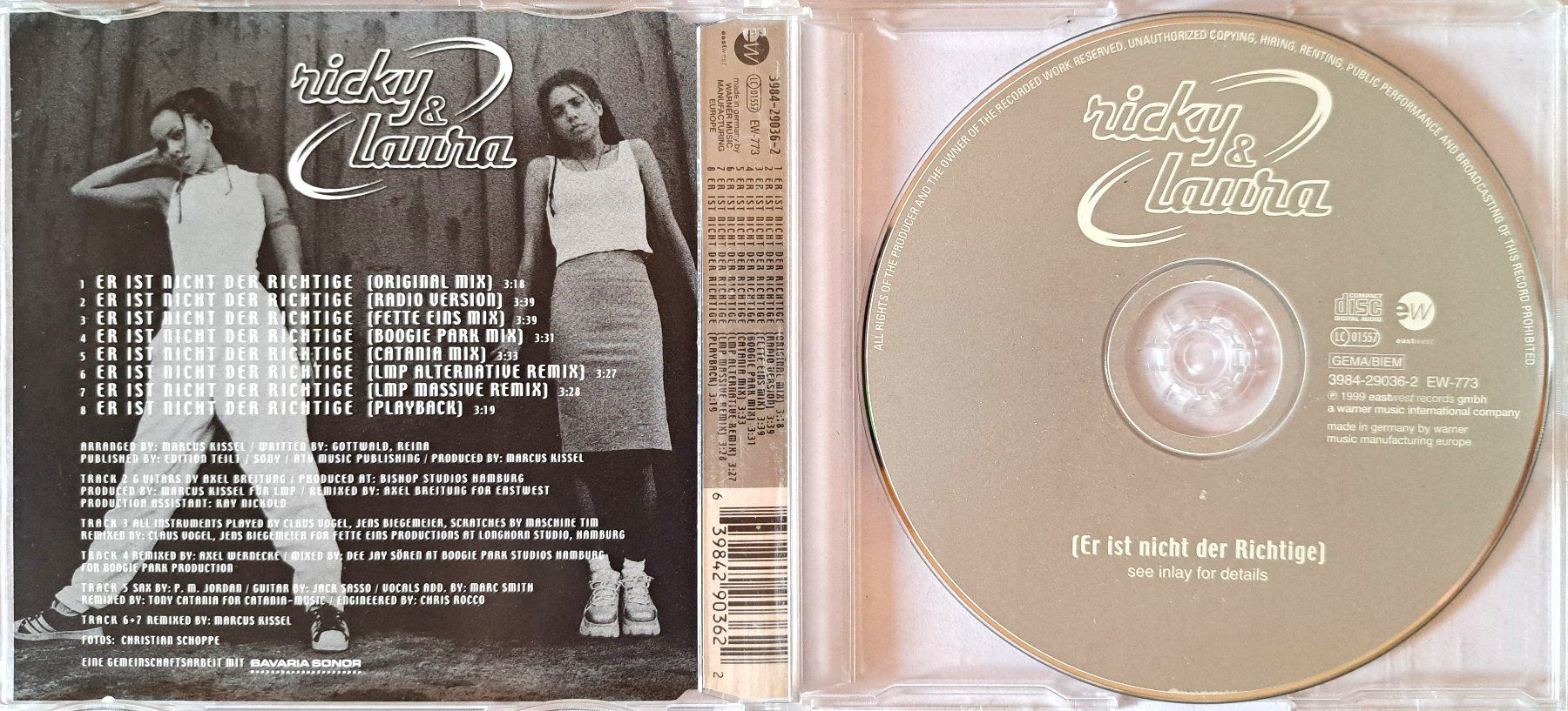 CDs: Ricky & Laura - Er ist nicht der richtige – Gebraucht aus Tenniken von mik_6mxg 9