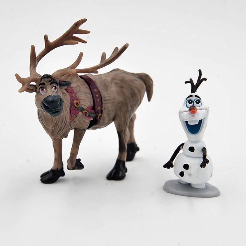 Statuette: 6 ELSA UND ANNA FIGUREN - EISKÖNIGIN – Nuovo e nell'imballaggio originale da Kriens venduto da swissgadget 2