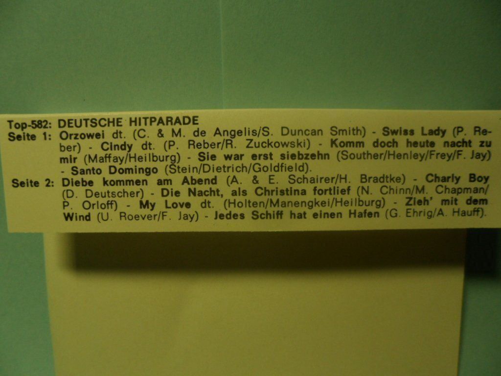 Musicassette: Deutsche Hit Parade – Usato da Langnau i. E. venduto da mar_hw58 1