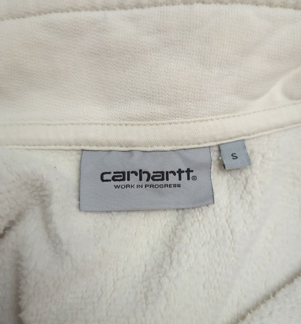 Carhartt Maglioni & Felpe: Carhartt WIP Half Zip American Script Sweat Crème S – Nuovo (secondo la descrizione) da Le Locle venduto da sAm_2112 1