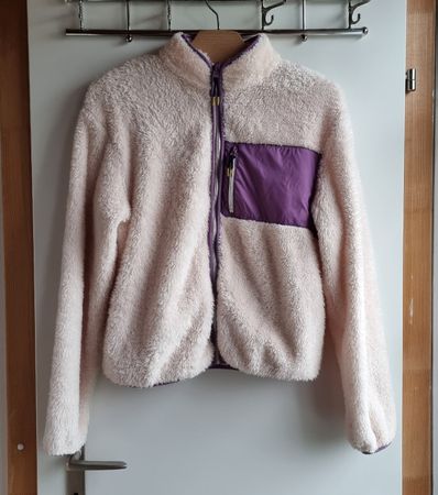 Sportliche Teddy-Fleece Jacke, Gr. S/36