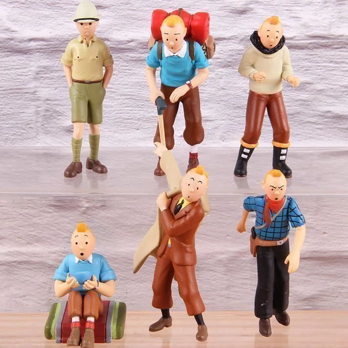 FIGURINES TINTIN BD pour Collectionneur ou enfants taille 4 à 8 cm EUR