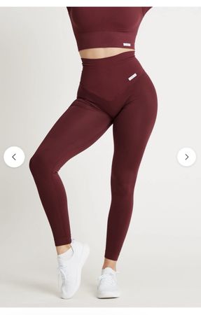 Leggings Push Up Gym Fashion Merlot, taglia XS-S - FGM04