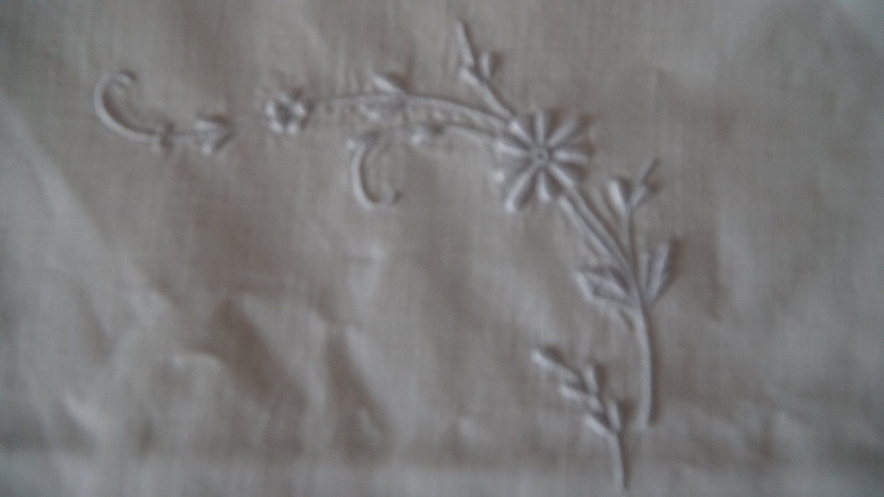 Biancheria da letto: Kissen Bezug Monogramm  DE – Usato da Bern venduto da Antikbatik 3