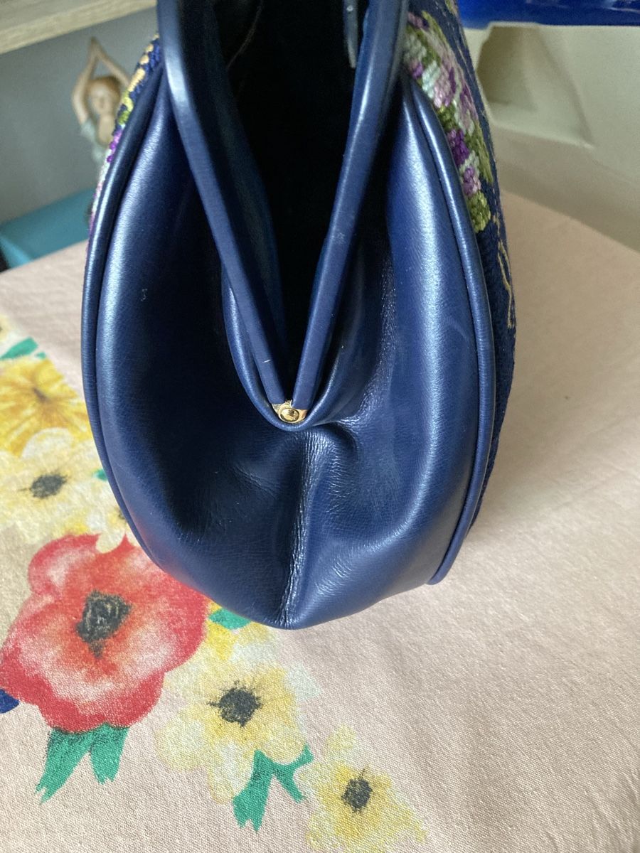 Borse da donna: Edle Gobelin Tasche,Leder! – Usato da Schaffhausen venduto da christamawe 2