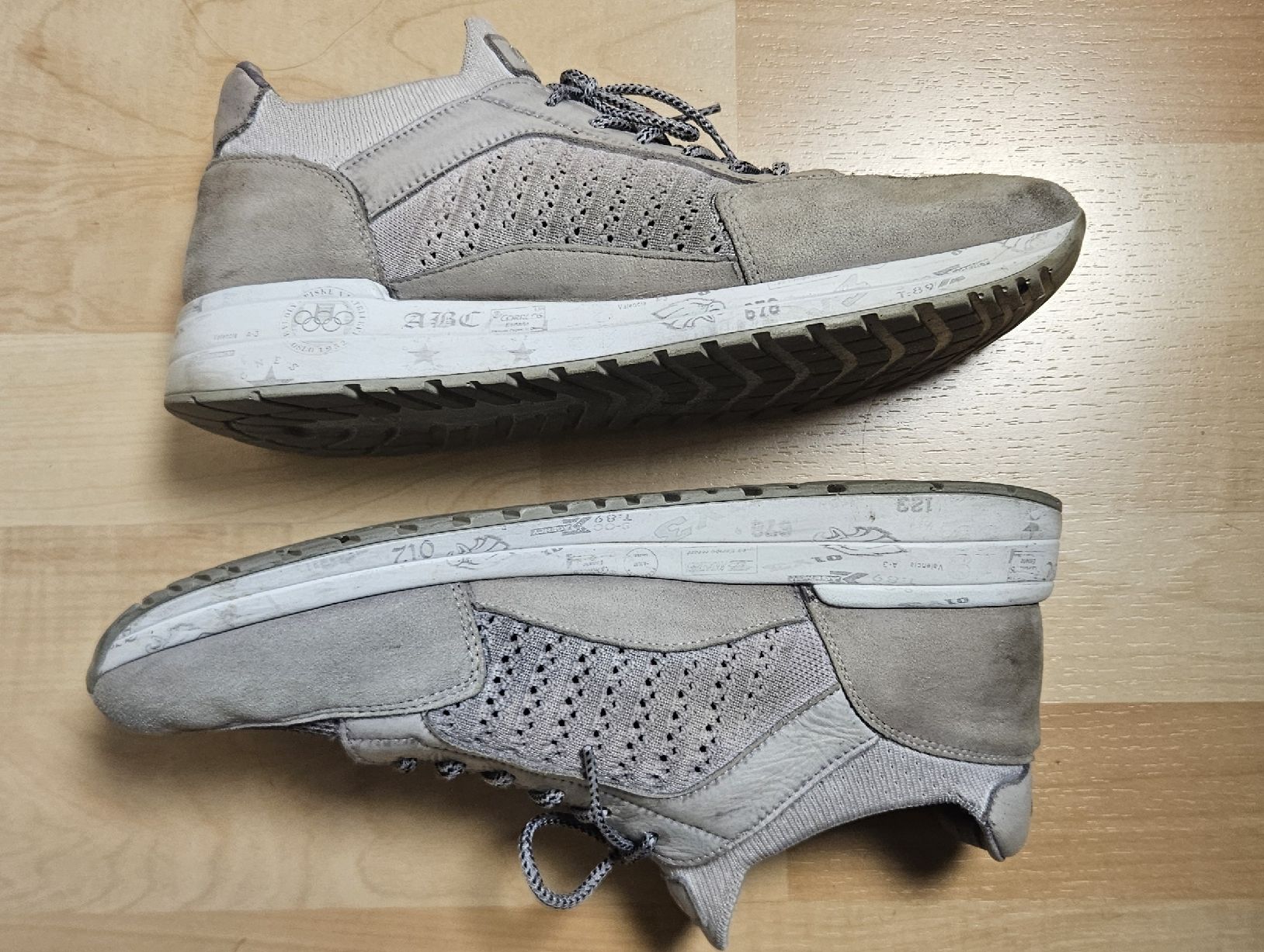Scarpe da uomo: Cetti Sneaker grau Wildleder Mesh Grösse 43 – Usato da Goldach venduto da P.X.A. 1