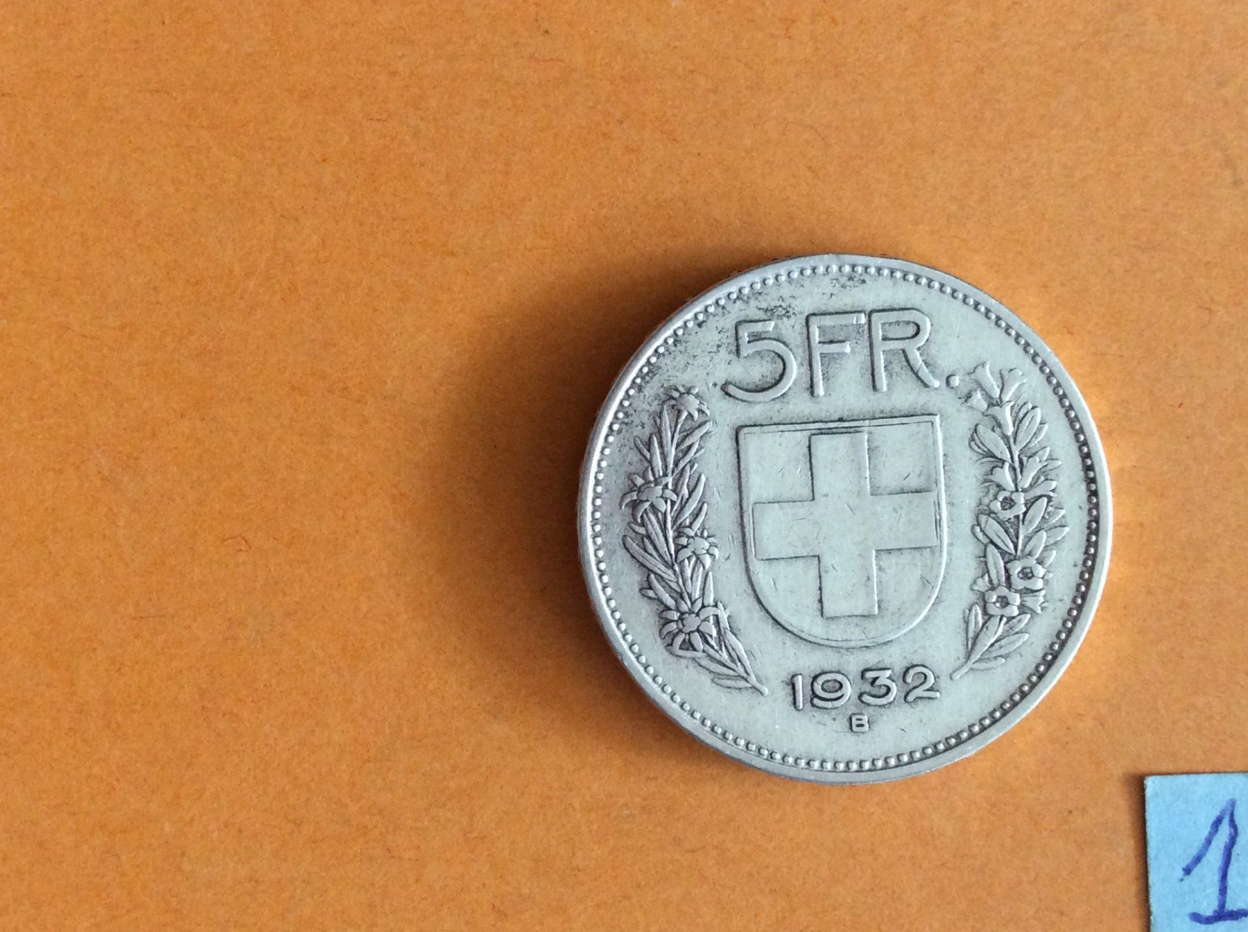 Alle Münzen: 5 francs 1932  Jolie – Gebraucht aus Genève von pie_fh2d