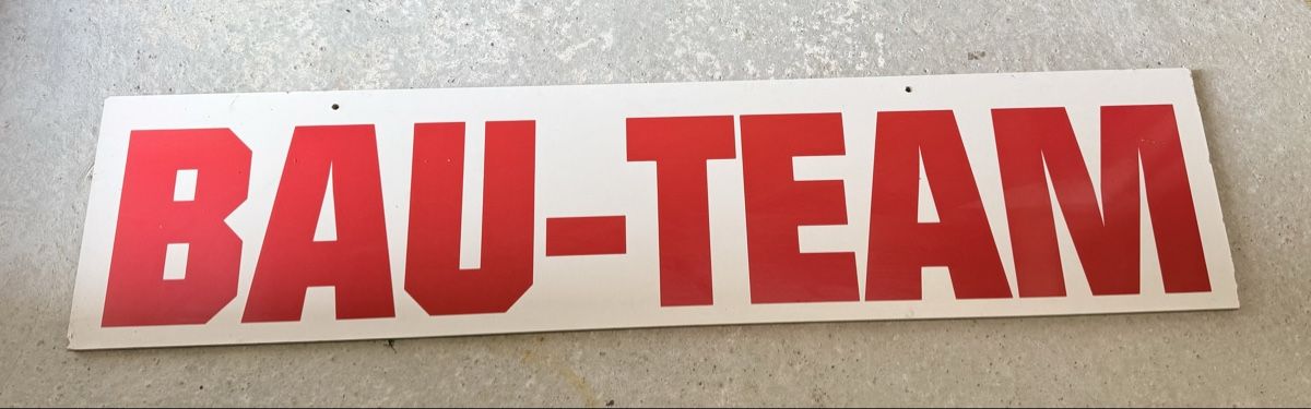 Insegne: Schwingfest Schild Bau-Team – Usato da Affoltern BE venduto da _Kaeser_