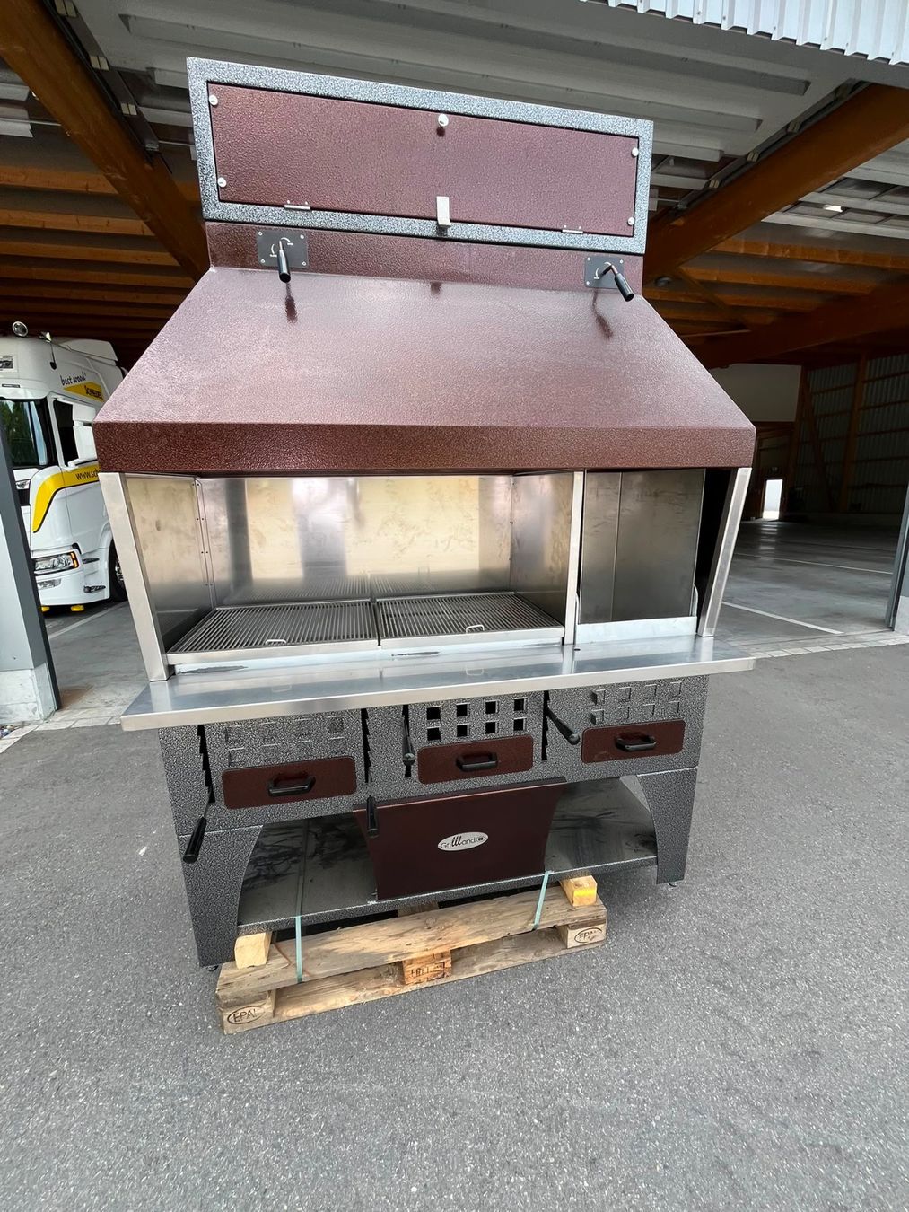 Grills: Holzkohle Grill Edelstahl – Gebraucht aus Turbenthal von sch_8bqz
