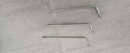 3 Stück Hakenschlüssel / Spannschlüssel für Pneuwechsel