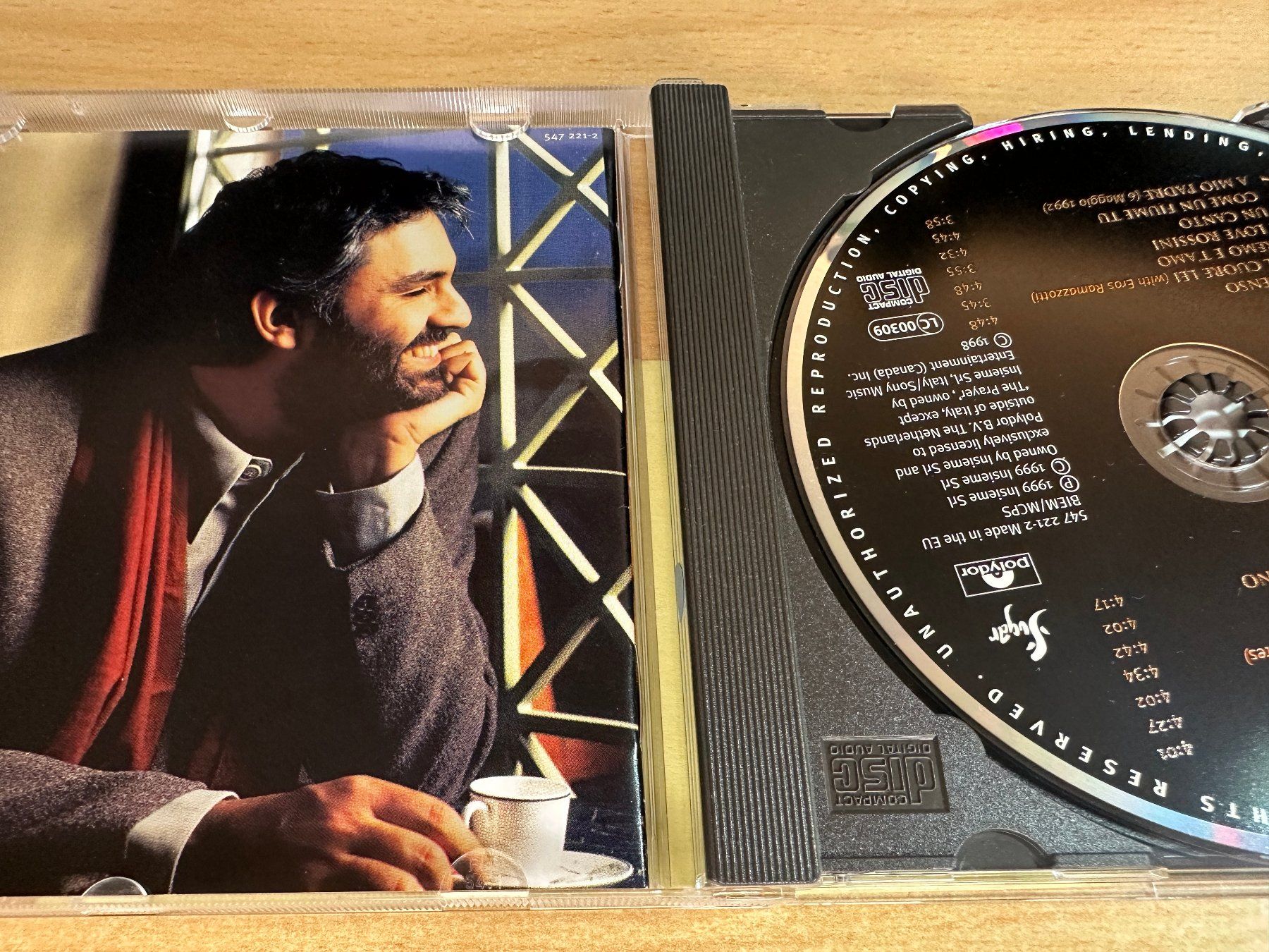 CD: A4 Andrea Bocelli – Sogno – Usato da Rikon im Tösstal venduto da Alpenmutz 2