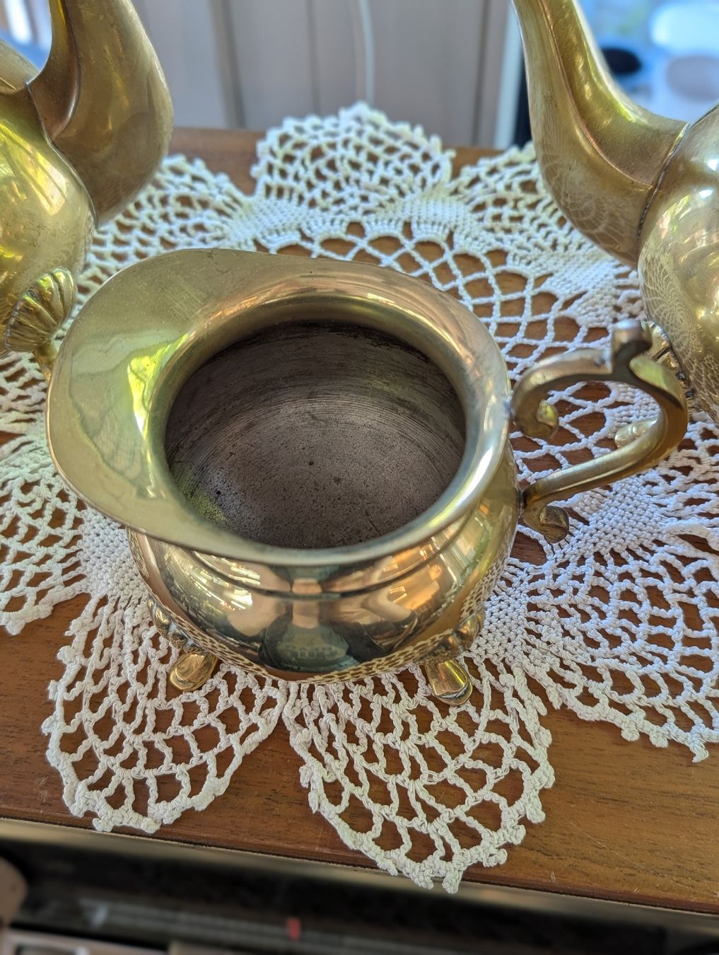 Teiere: Elegantes Messing Kaffee- / Teeset – Usato da Adligenswil venduto da karinma 4