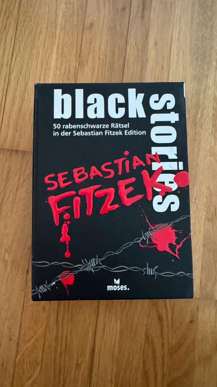 Spiele: Black Stories Sebastin Fitzek – Gebraucht aus Bonaduz von laryxfary