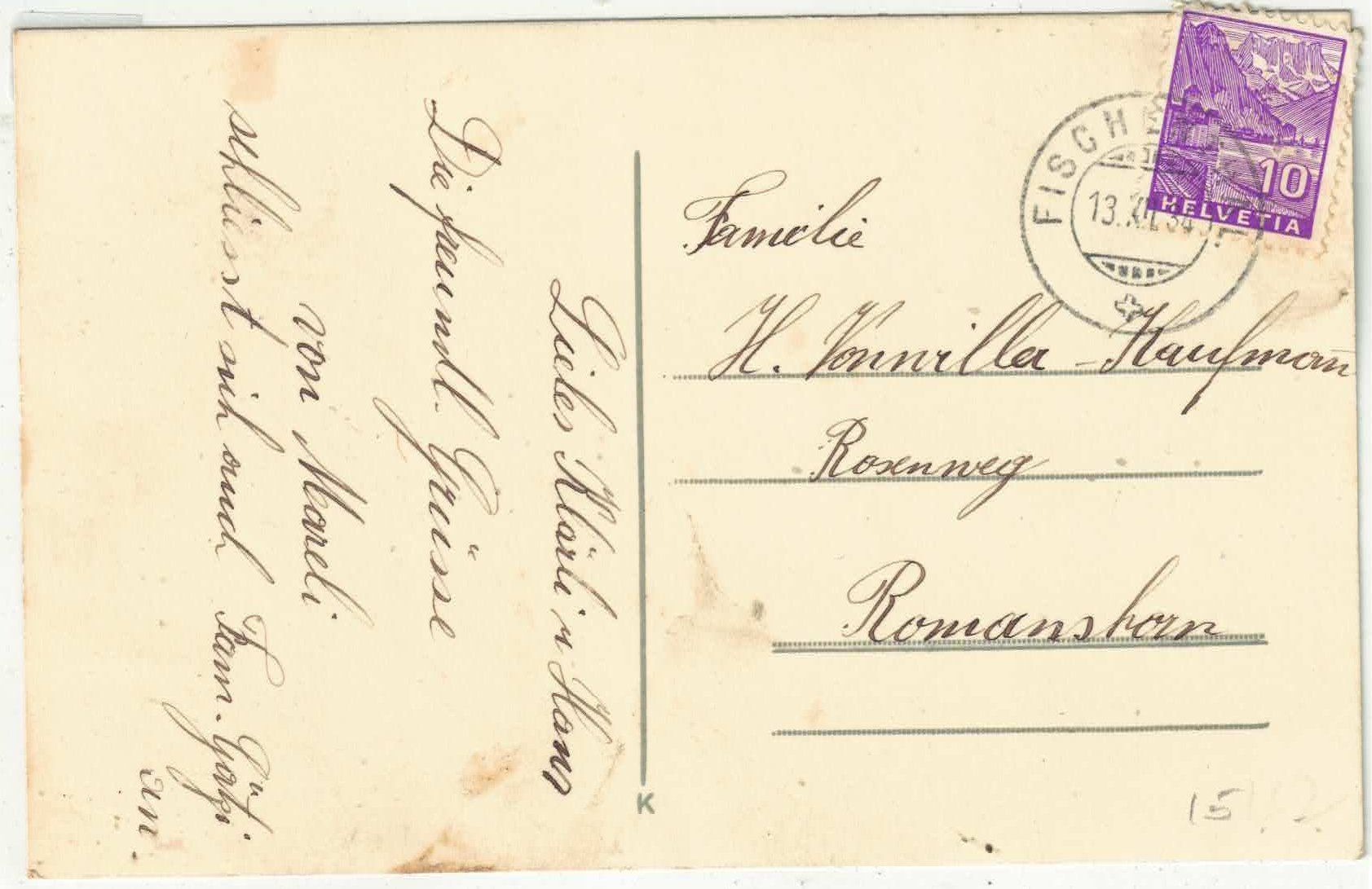 Cartes postales: Fischenthal - Generalansicht – D'occasion à Ettingen par Kartenplanet 1