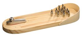 Mini Bowling de table en bois ( NEUF )