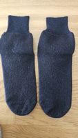 Antirutsch Socken Hausschuhe Rohner blau Merino 36-38