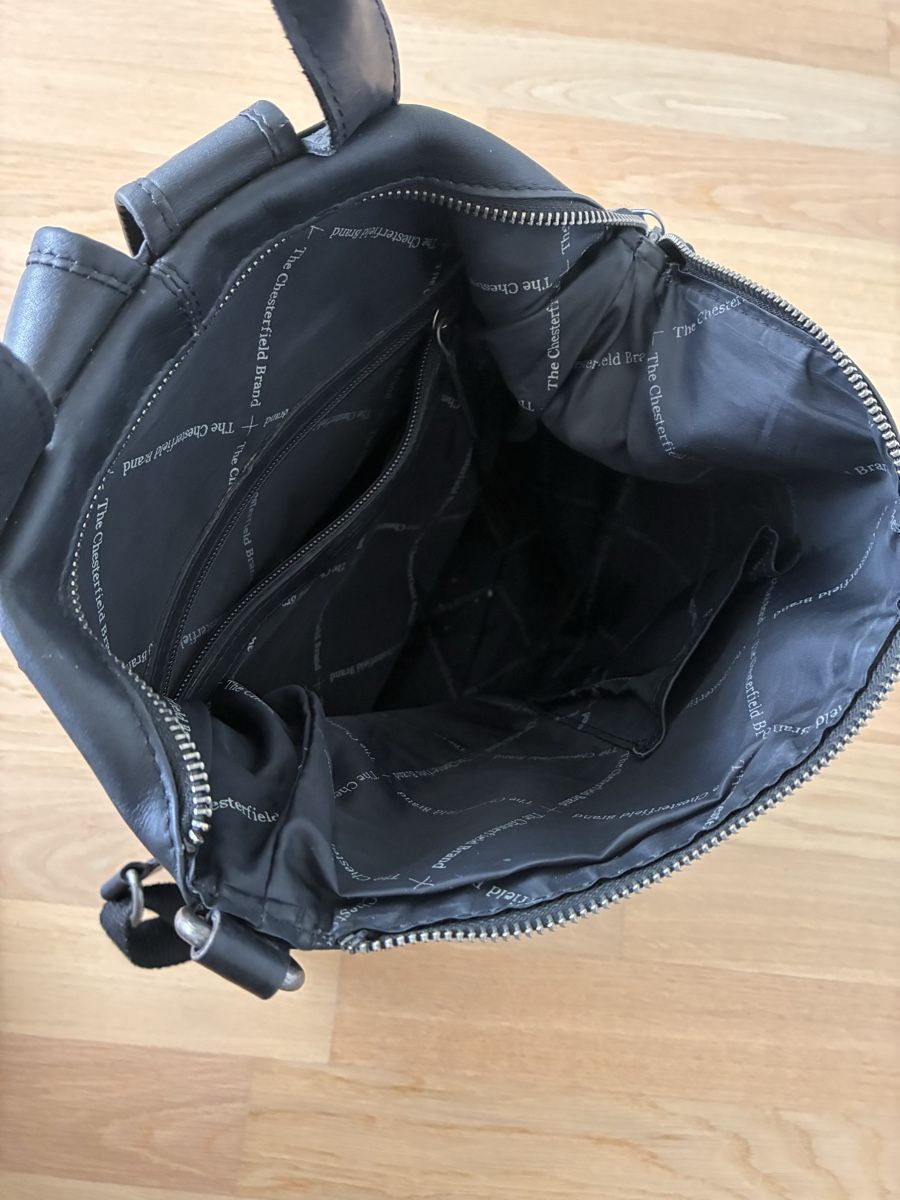 Zaini: Damenrucksack schwarz Naturleder – Usato da Luzern venduto da Elvise01 3